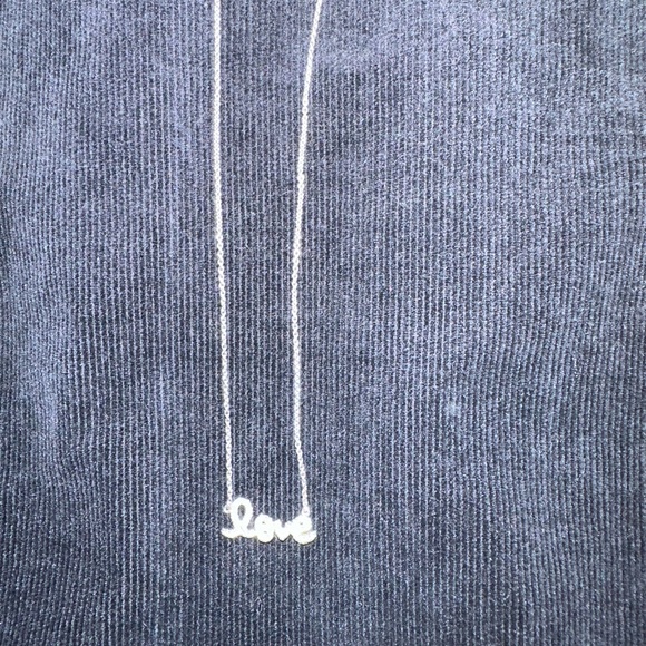 Sydney Evan diamond and white gold love necklace - Picture 2 of 4